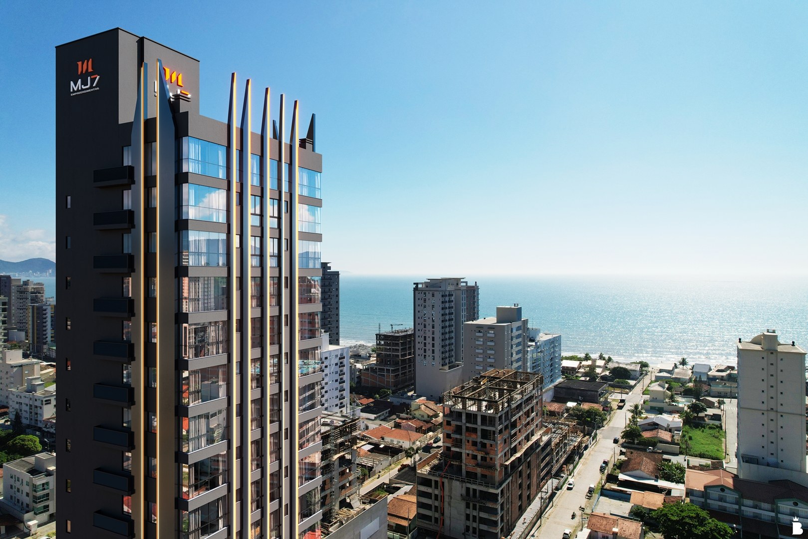 San Lorenzo Residence — Topo da torre com vista para o mar, MJ7, Porto Belo SC San Lorenzo Residence — Topo da torre com vista para o mar, MJ7, Porto Belo SC