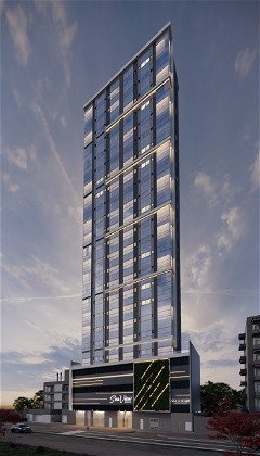 Selent Sea View — fachada e renders 1, Selent GV Construtora e Incorporadora, Balneário Perequê, Porto Belo SC