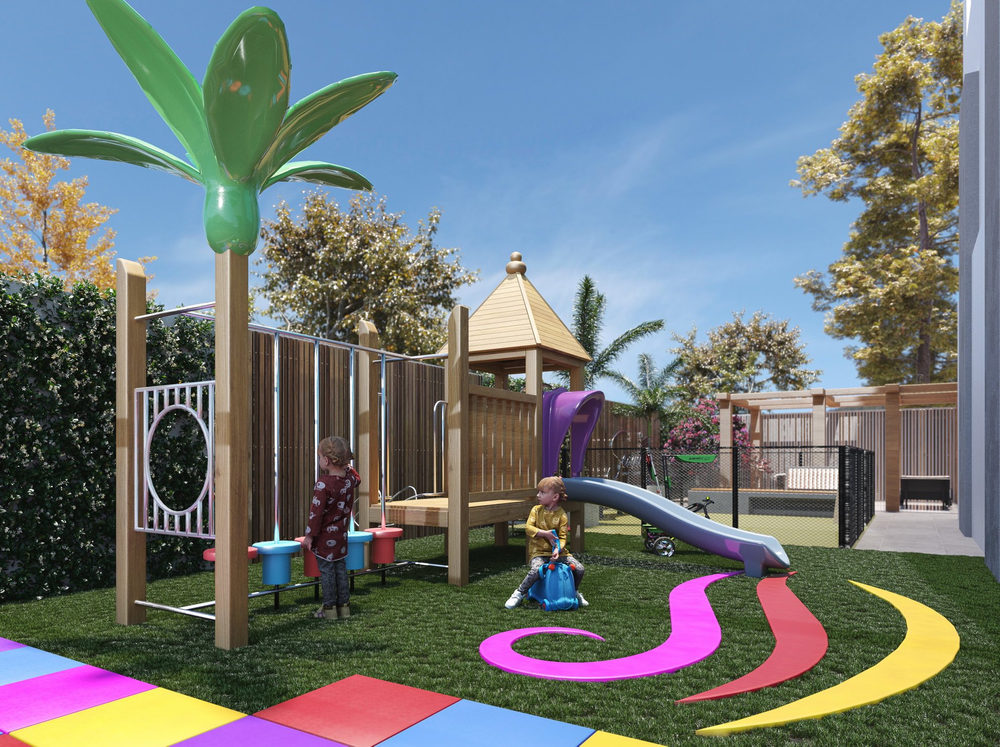 Selent Sea View — playground, Selent GV Construtora e Incorporadora, Balneário Perequê, Porto Belo SC