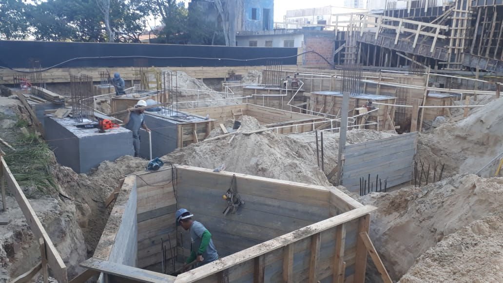 Spazio Marine Residenziale — andamento da obra, GR&P Construtora, Balneário Perequê, Porto Belo SC