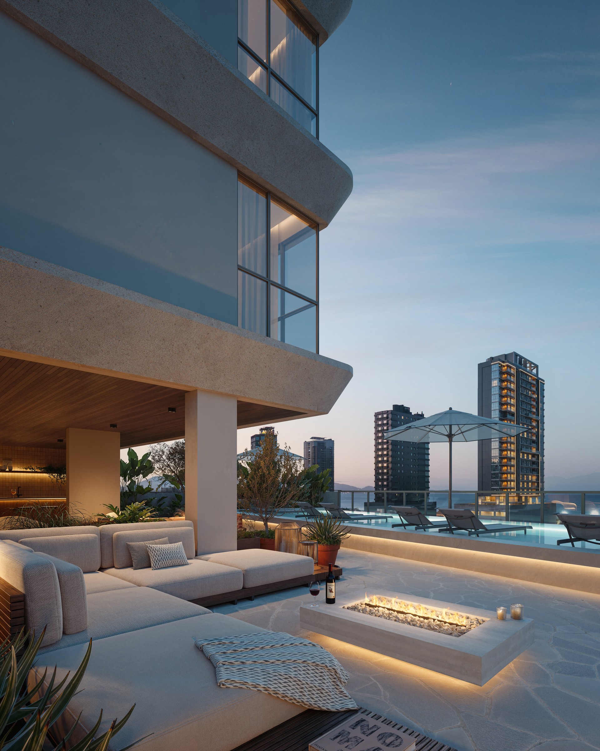 Spiaggia Club Residence — praça de fogo, H Living, Balneário Perequê, Porto Belo SC Spiaggia Club Residence — praça de fogo, H Living, Balneário Perequê, Porto Belo SC