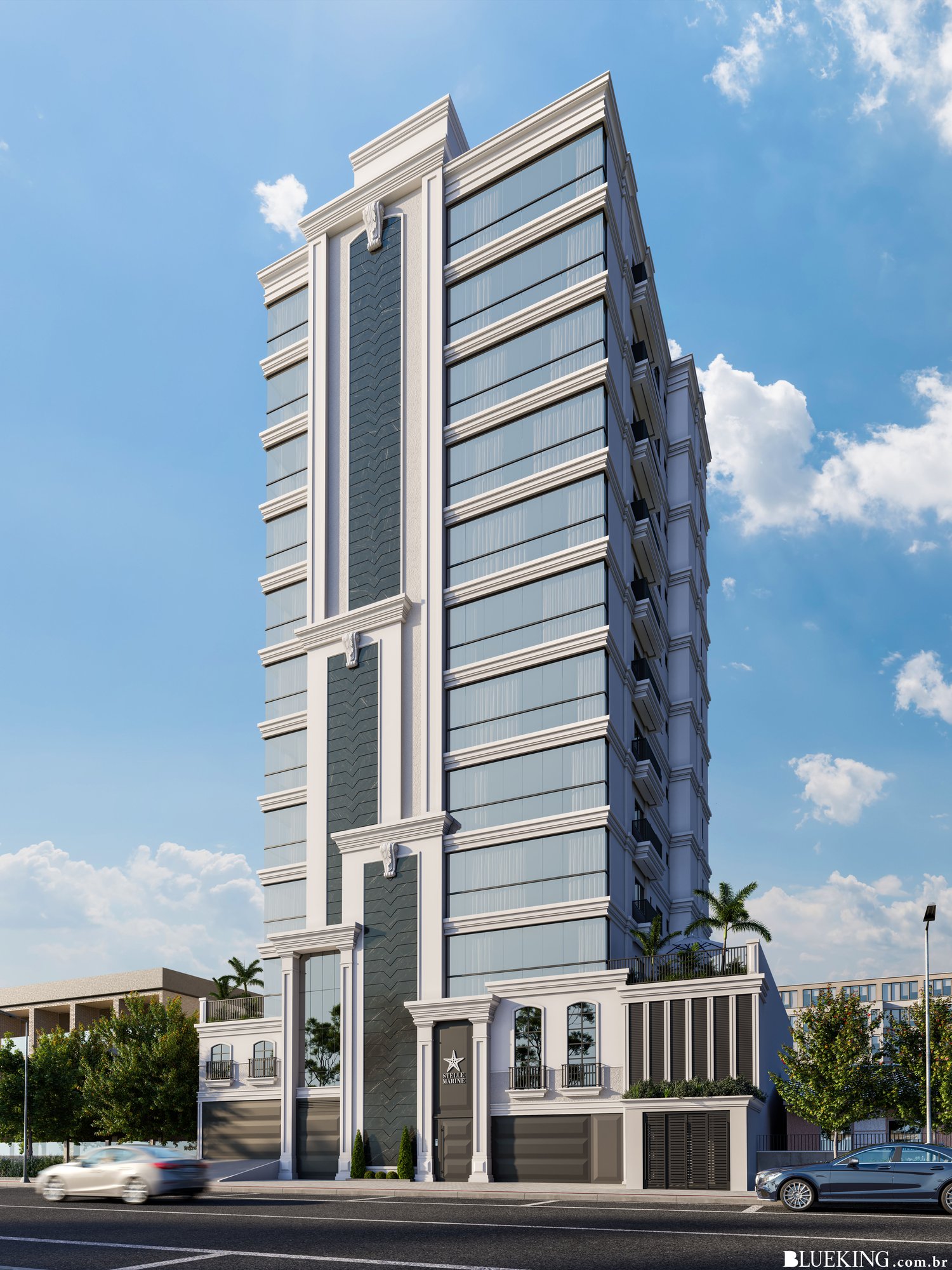 Stelle Marine Residence — fachada e renders 2, C. Morgenster Construtora, Balneário Perequê, Porto Belo SC Stelle Marine Residence — fachada e renders 2, C. Morgenster Construtora, Balneário Perequê, Porto Belo SC