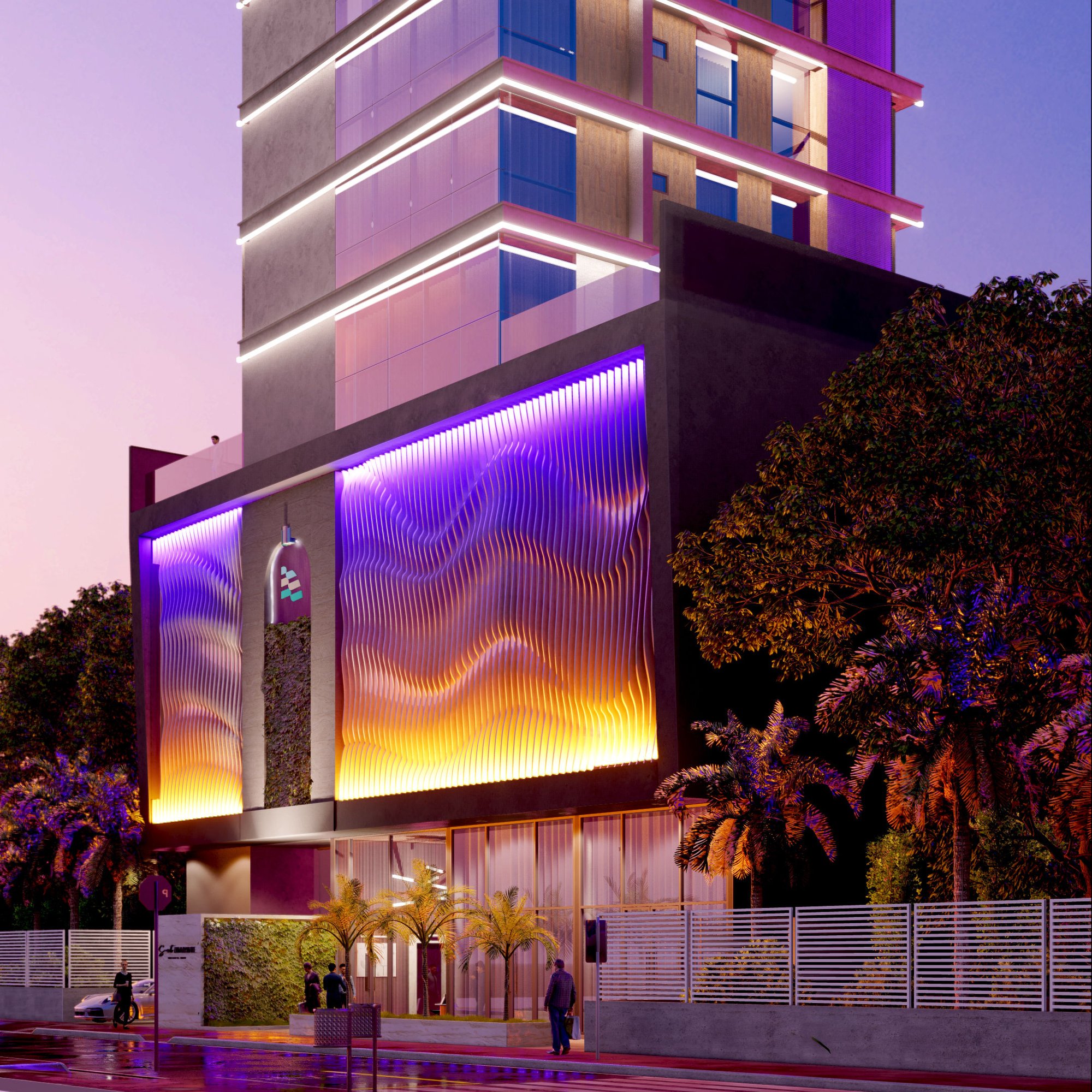 Sunset Marine — fachada e renders 1, Exatus Marine Construtora, Balneário Perequê, Porto Belo SC Sunset Marine — fachada e renders 1, Exatus Marine Construtora, Balneário Perequê, Porto Belo SC