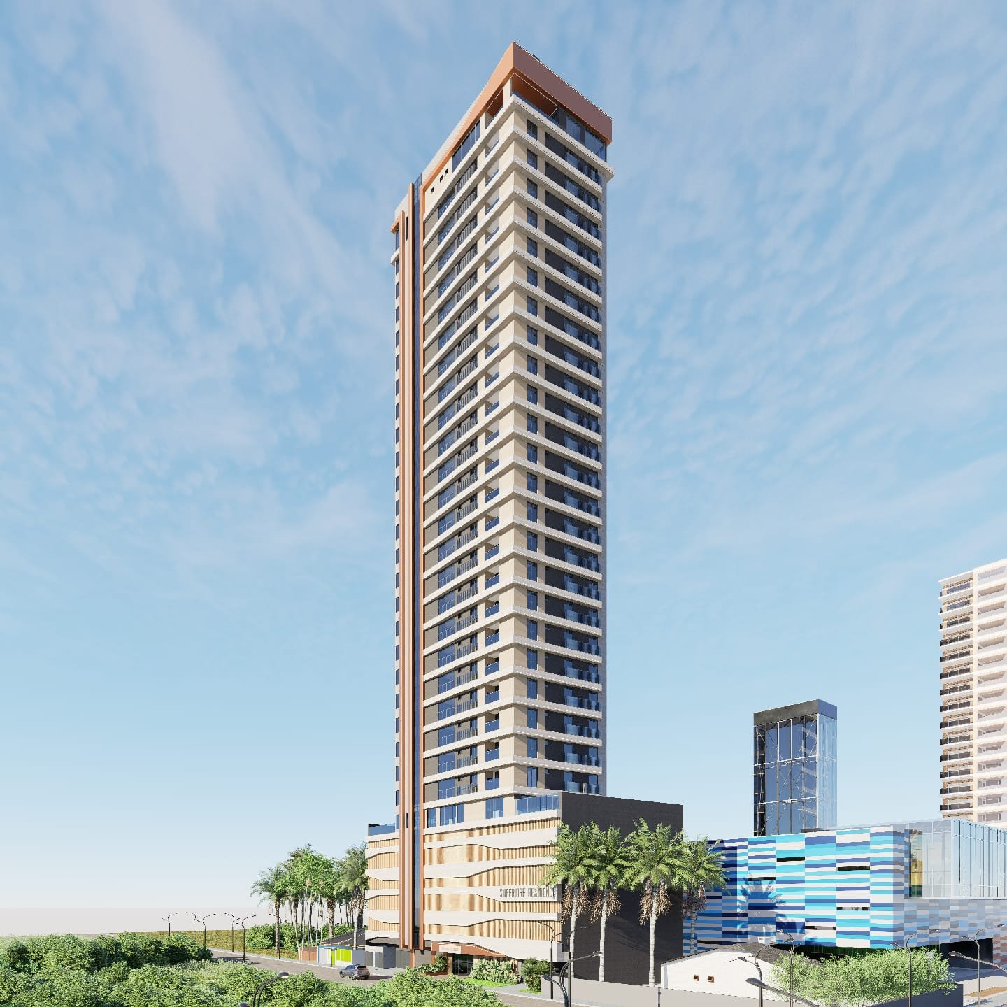 Superiore Residence — fachada e renders 1, Eminence Construtora, Balneário Perequê, Porto Belo SC Superiore Residence — fachada e renders 1, Eminence Construtora, Balneário Perequê, Porto Belo SC