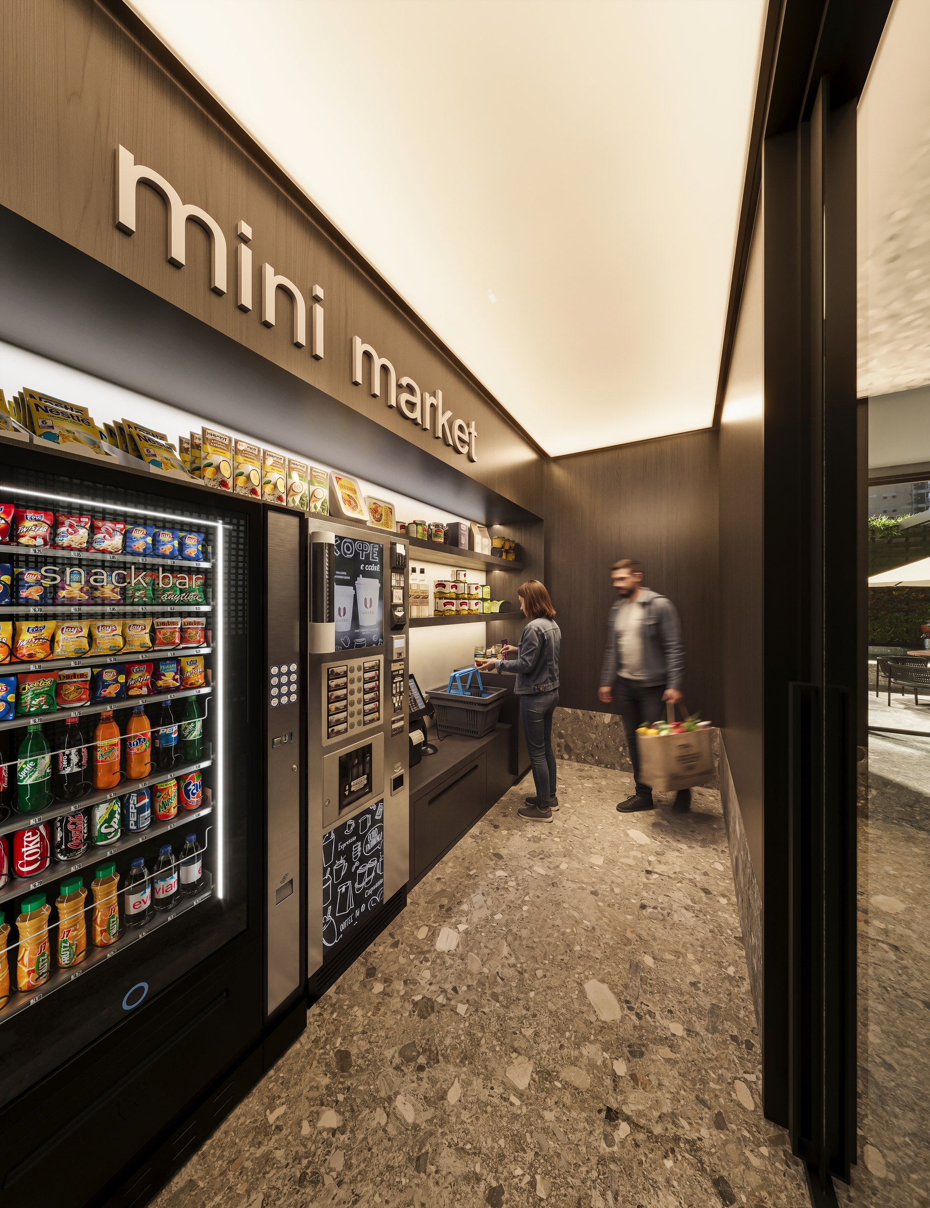 Terra Tower — mini market