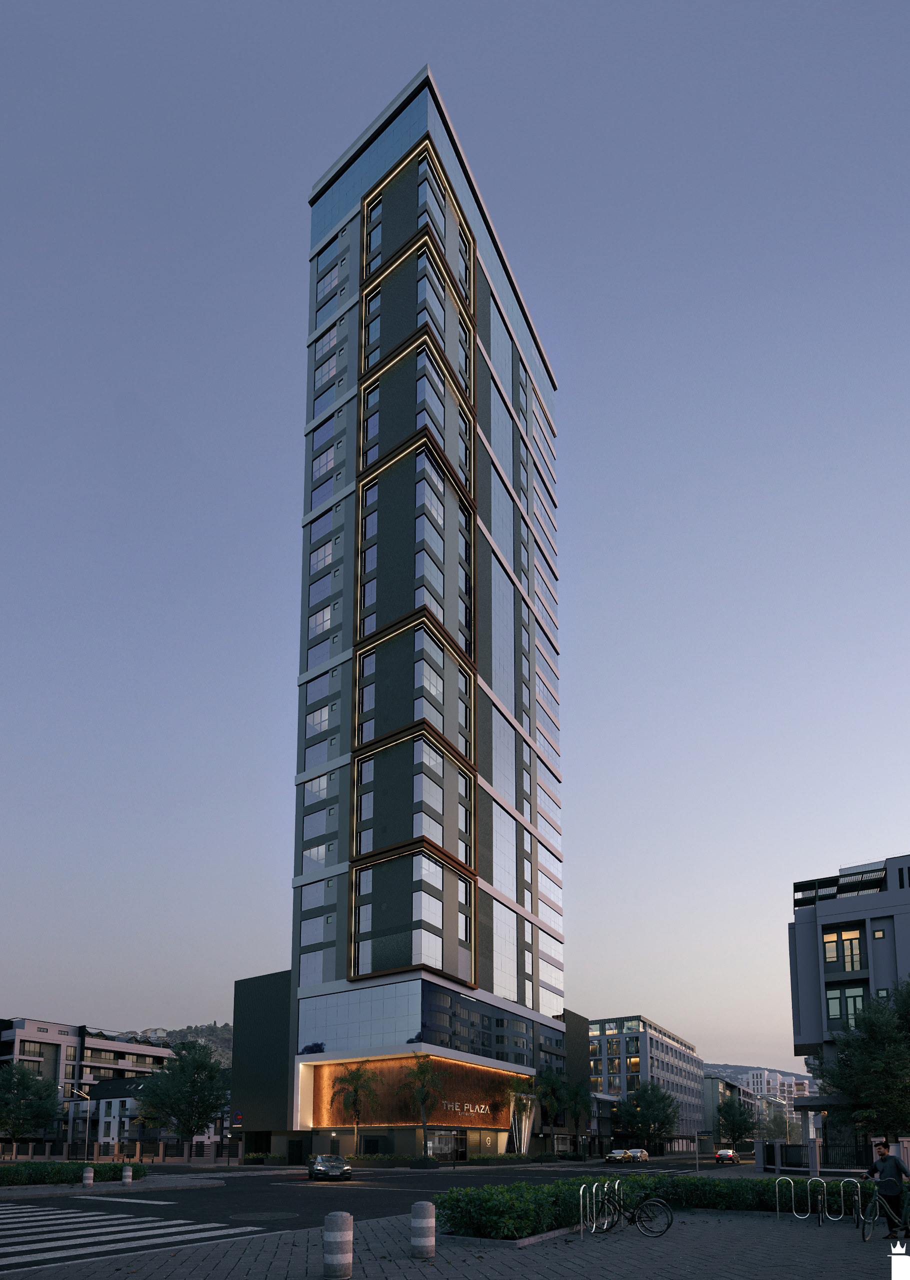 The Plaza Residence — Torre ao entardecer, G Construtora, Balneário Perequê, Porto Belo SC The Plaza Residence — Torre ao entardecer, G Construtora, Balneário Perequê, Porto Belo SC