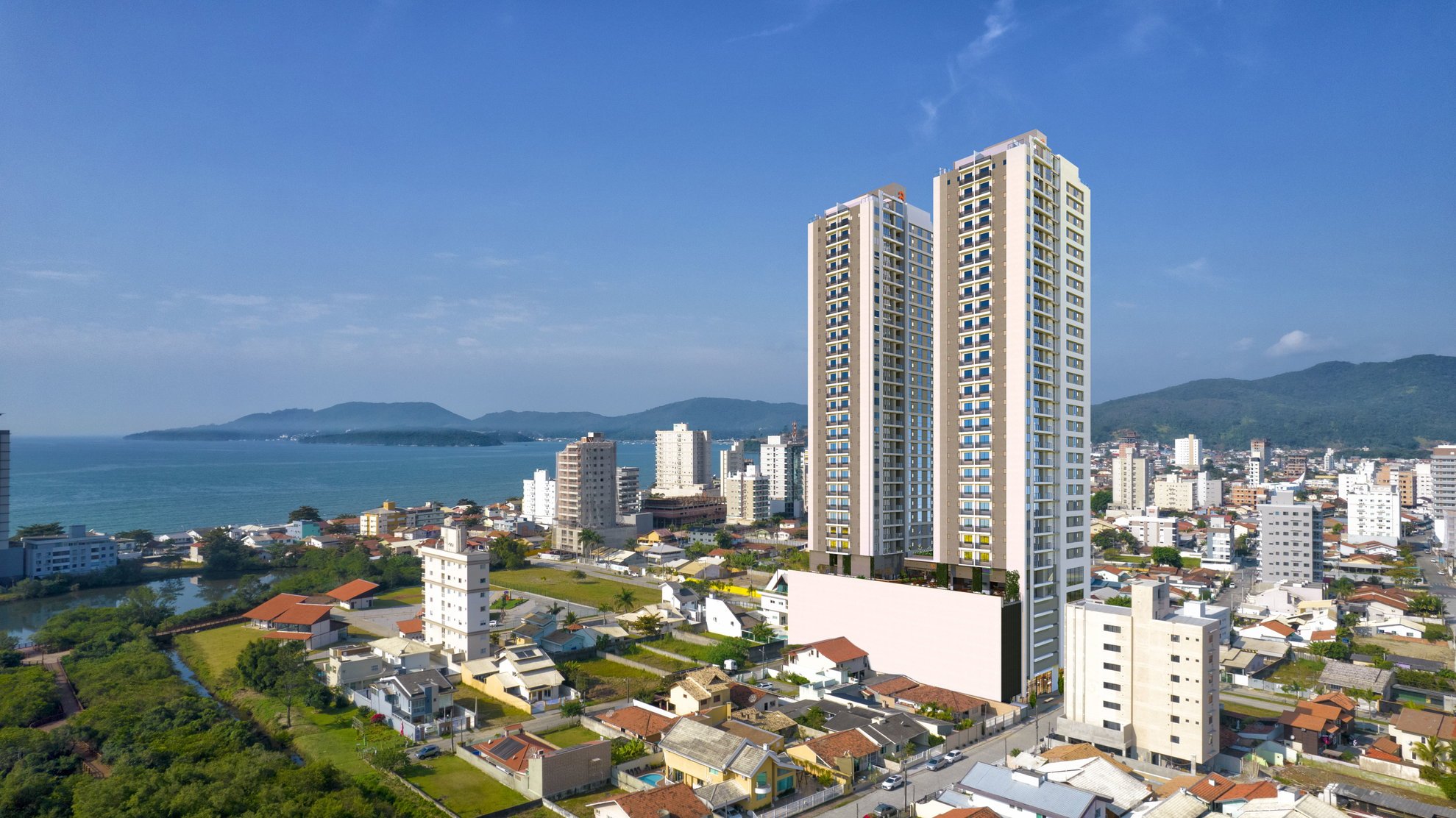 The Porto Plaza — fachada e renders 5, Profor Construtora e Incorporadora, Balneário Perequê, Porto Belo SC