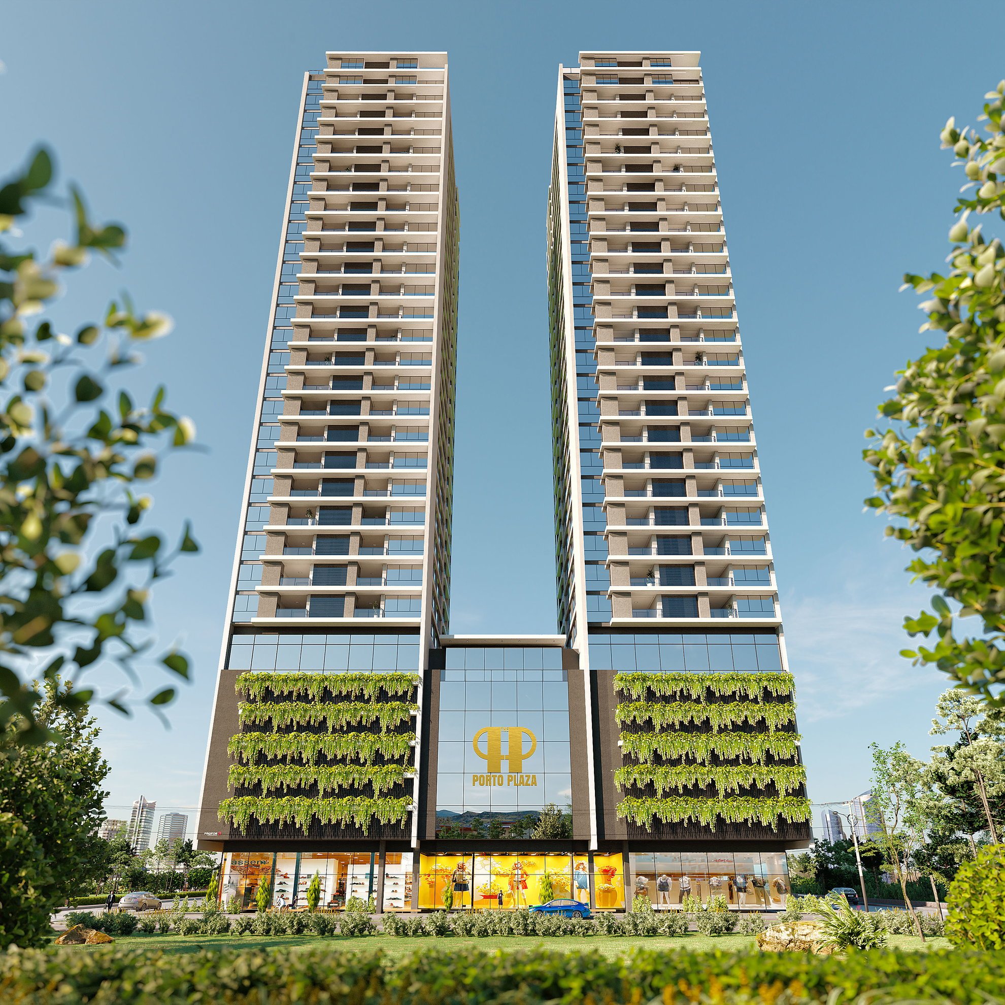 The Porto Plaza — fachada e renders 3, Profor Construtora e Incorporadora, Balneário Perequê, Porto Belo SC