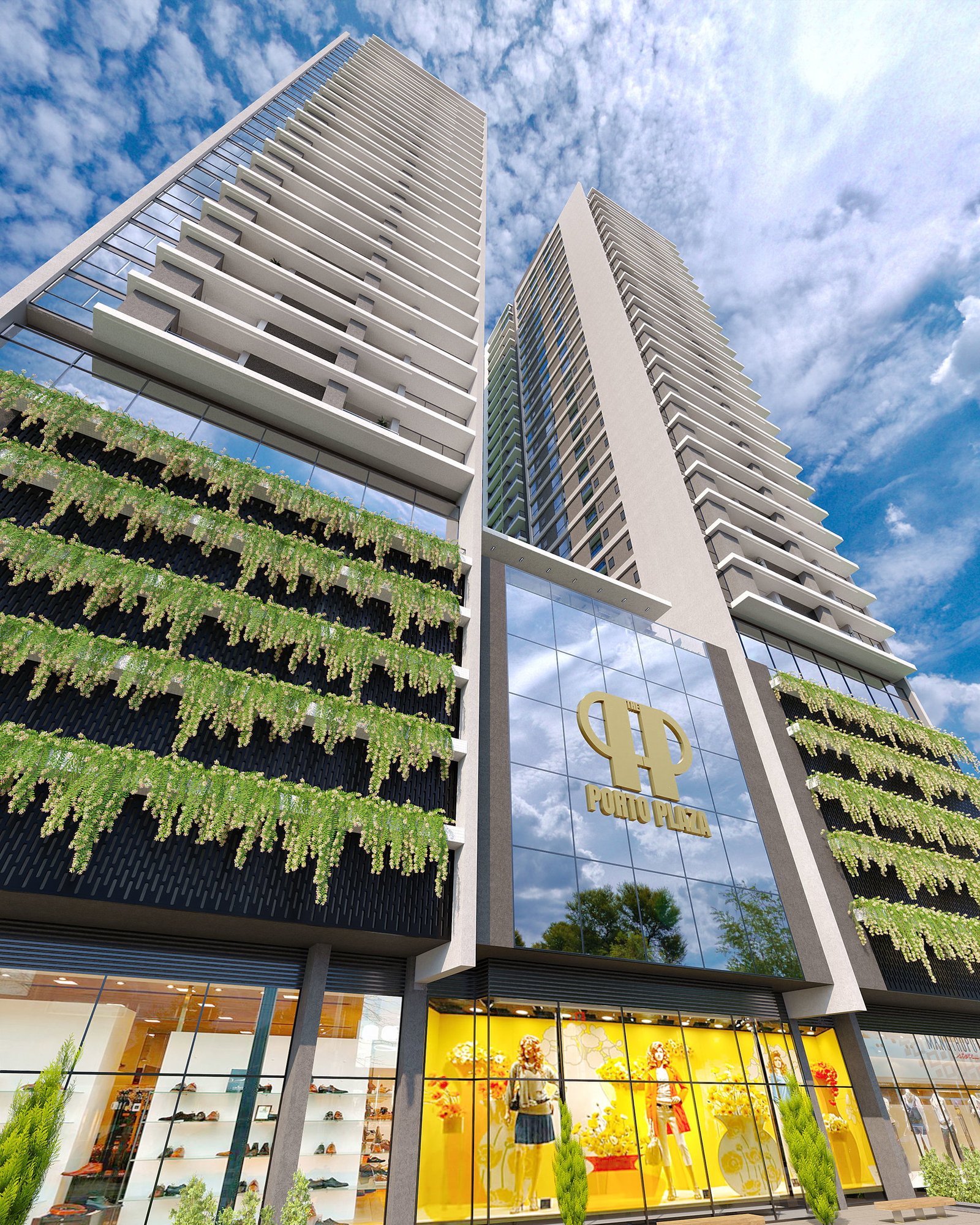The Porto Plaza — fachada e renders 2, Profor Construtora e Incorporadora, Balneário Perequê, Porto Belo SC