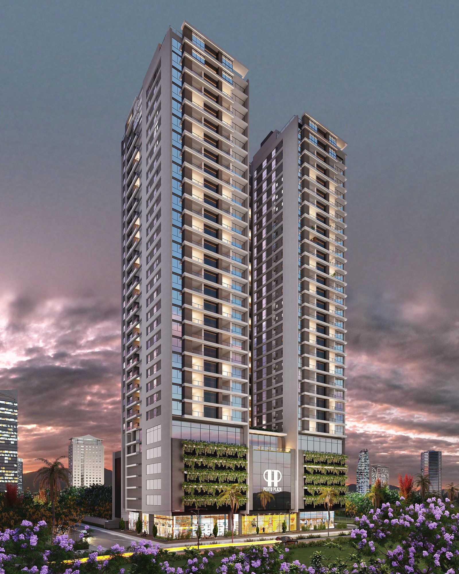 The Porto Plaza — fachada e renders 6, Profor Construtora e Incorporadora, Balneário Perequê, Porto Belo SC