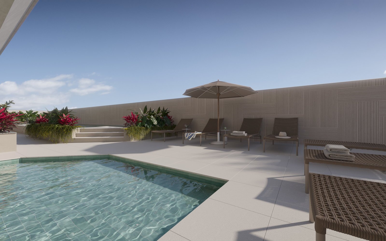 Tívoli Residence — piscina infantil, Capitali Construtora, Balneário Perequê, Porto Belo SC