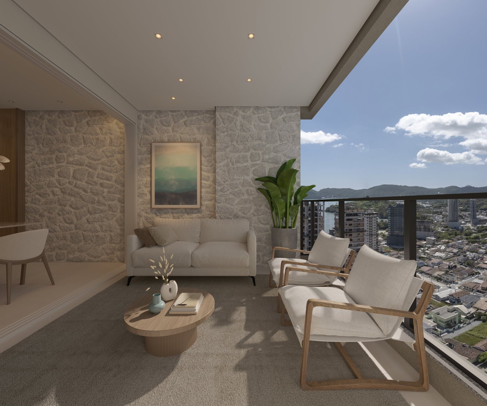 Tívoli Residence — tipo sacada, Capitali Construtora, Balneário Perequê, Porto Belo SC