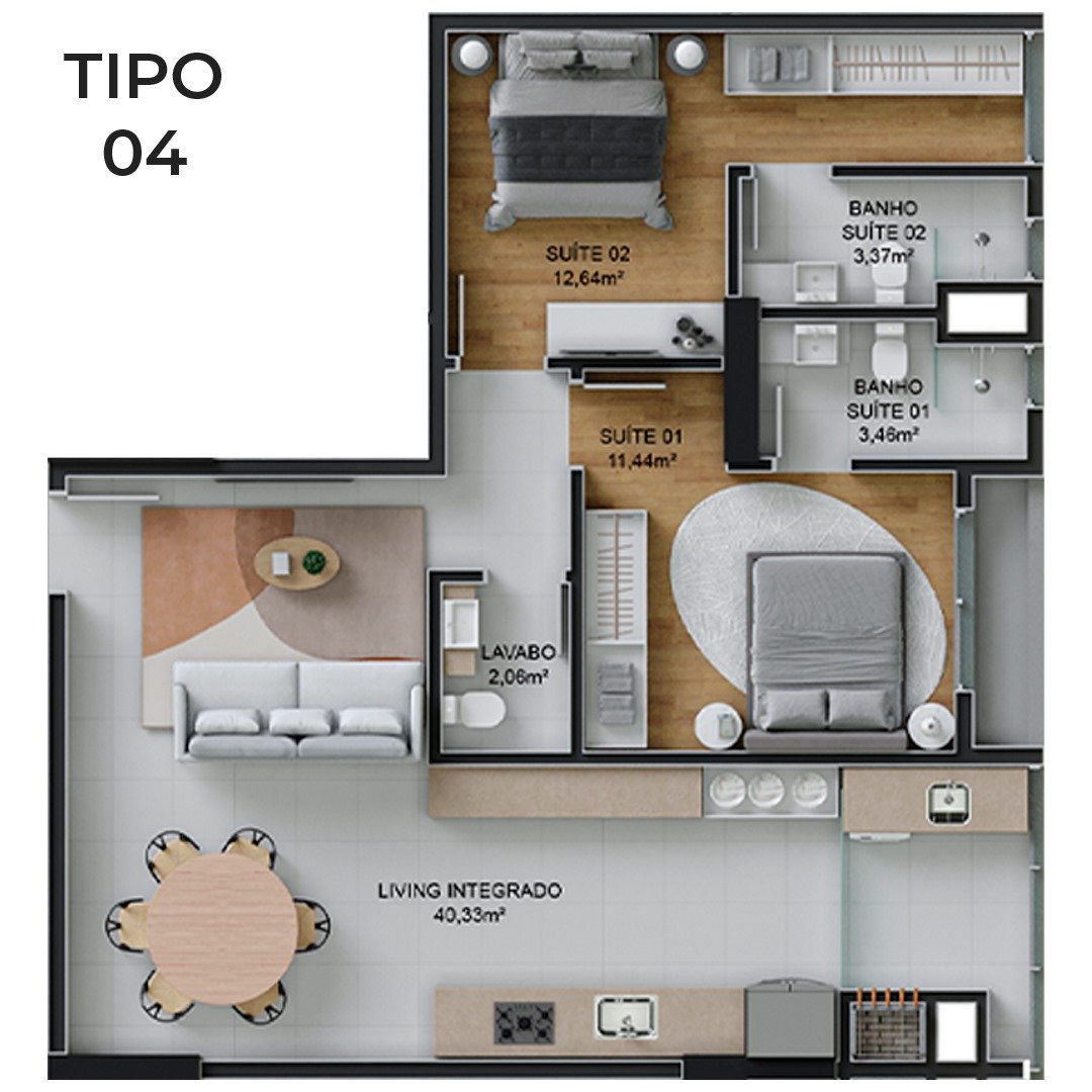 Toronto Palace — planta e tipologias 5, Vitra Empreendimentos, Balneário Perequê, Porto Belo SC Toronto Palace — planta e tipologias 5, Vitra Empreendimentos, Balneário Perequê, Porto Belo SC