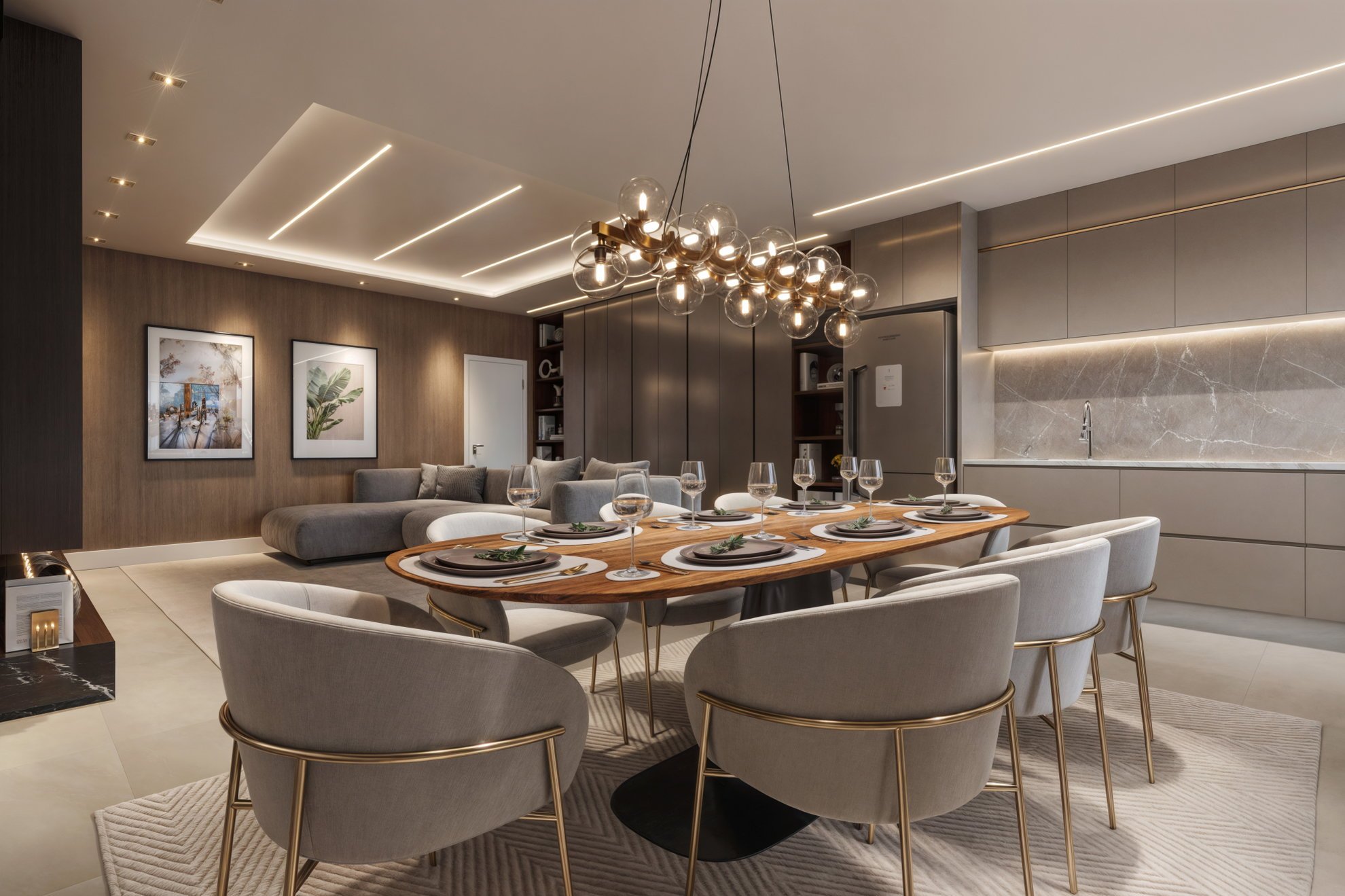 Triton Skyhomes — living apto cam a 2, Montclass Empreendimentos, Balneário Perequê, Porto Belo SC Triton Skyhomes — living apto cam a 2, Montclass Empreendimentos, Balneário Perequê, Porto Belo SC