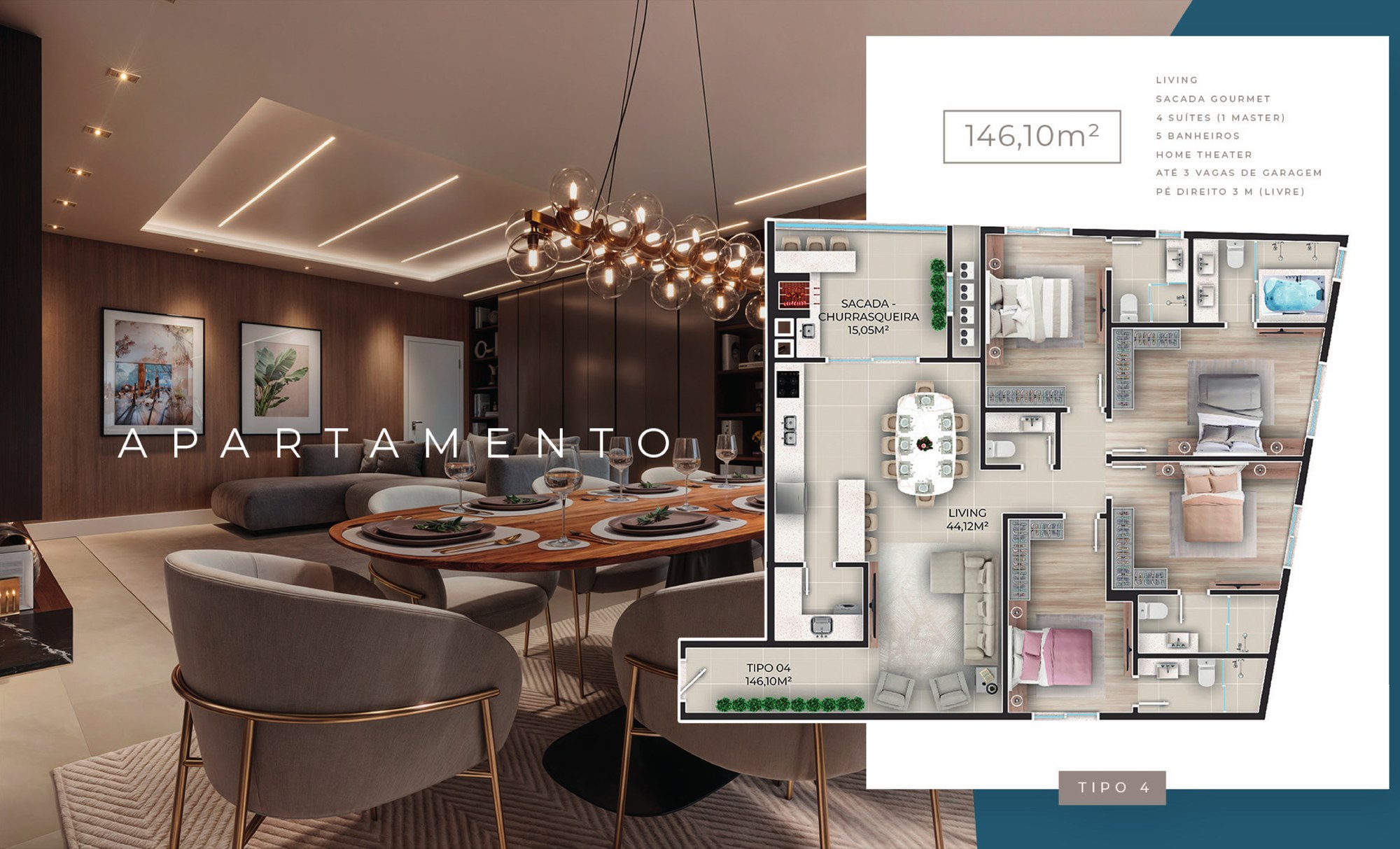 Triton Skyhomes — planta e tipologias 4, Montclass Empreendimentos, Balneário Perequê, Porto Belo SC Triton Skyhomes — planta e tipologias 4, Montclass Empreendimentos, Balneário Perequê, Porto Belo SC