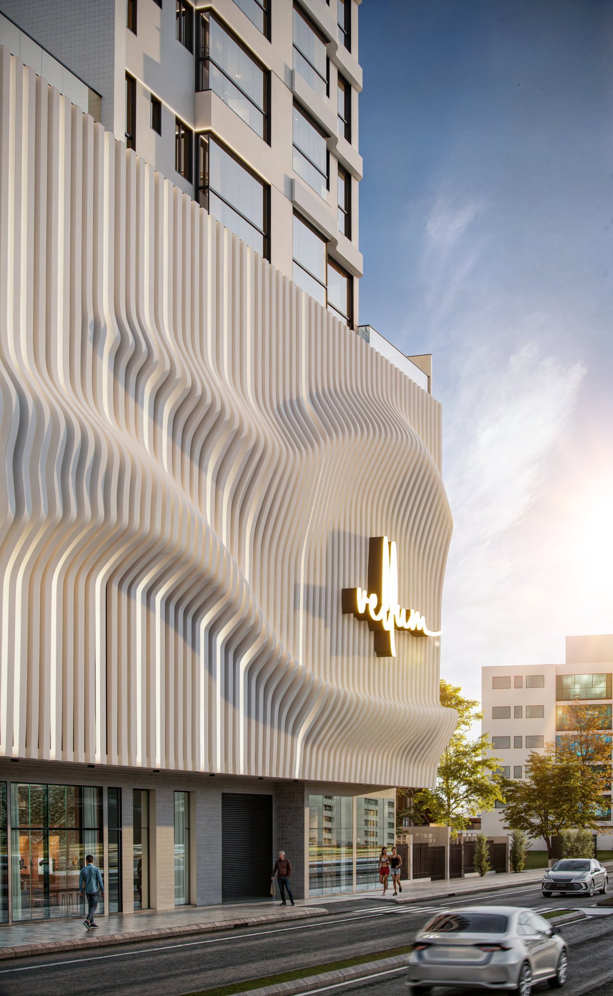 Vellum — render leprime velum externa diurna 3, Le Prime Empreendimentos, Balneário Perequê, Porto Belo SC Vellum — render leprime velum externa diurna 3, Le Prime Empreendimentos, Balneário Perequê, Porto Belo SC