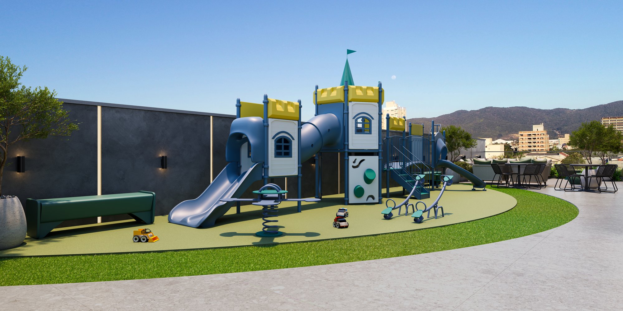 Victoria Residence — playground rf, S. Cavilha Empreendimentos, Balneário Perequê, Porto Belo SC