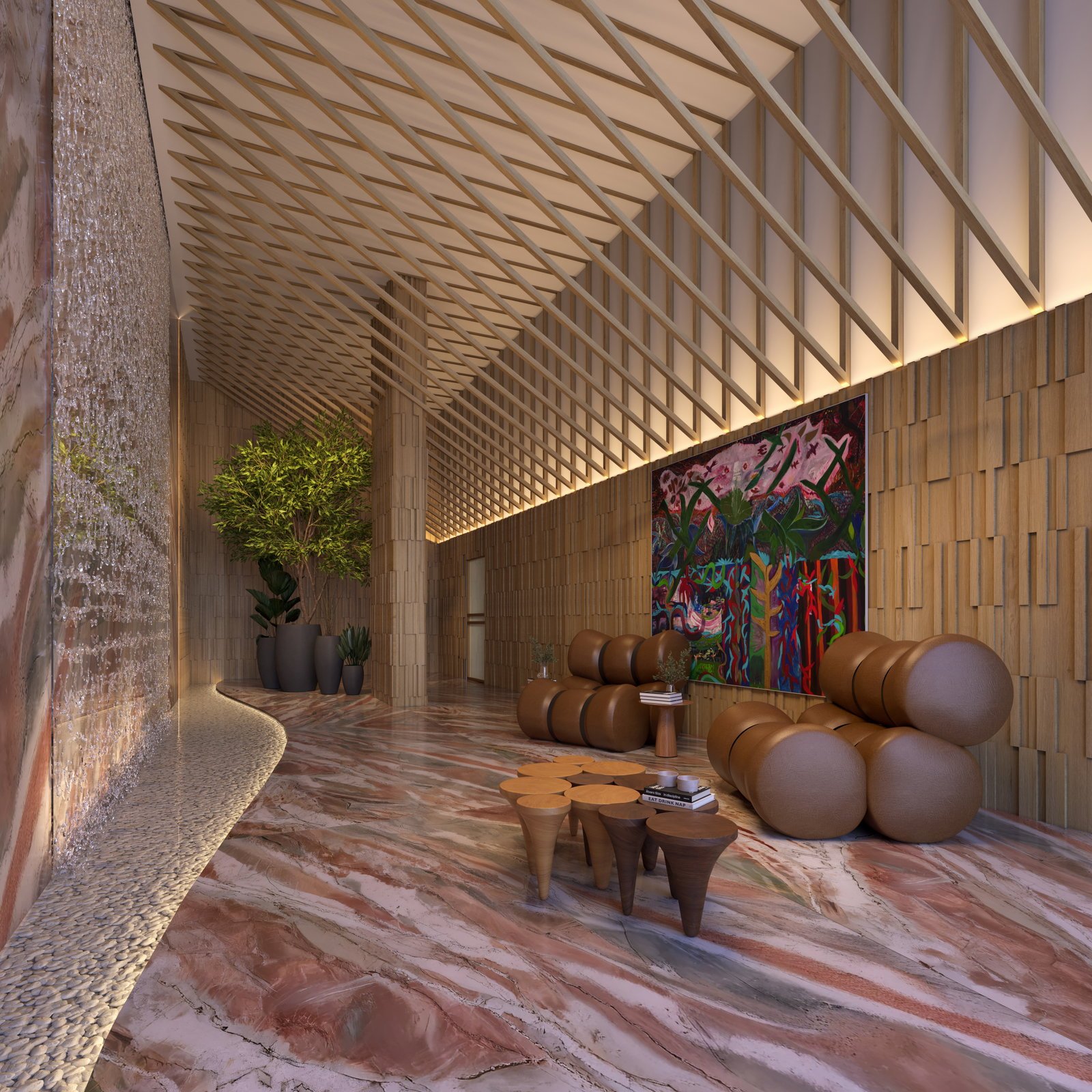 Vieiras — hall de entrada, Ars Kammer, Vila Nova, Porto Belo SC