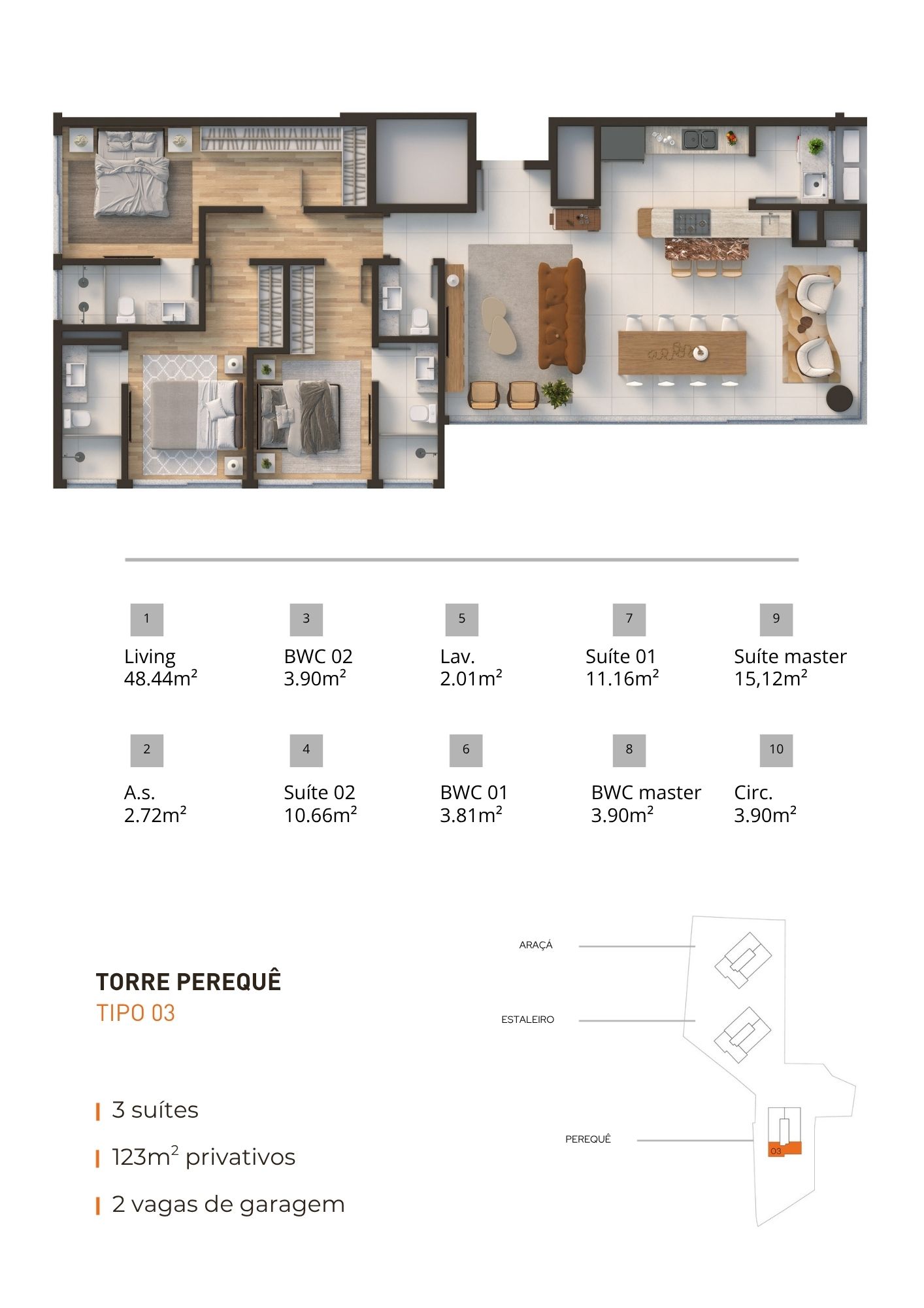 Vieiras — planta 4