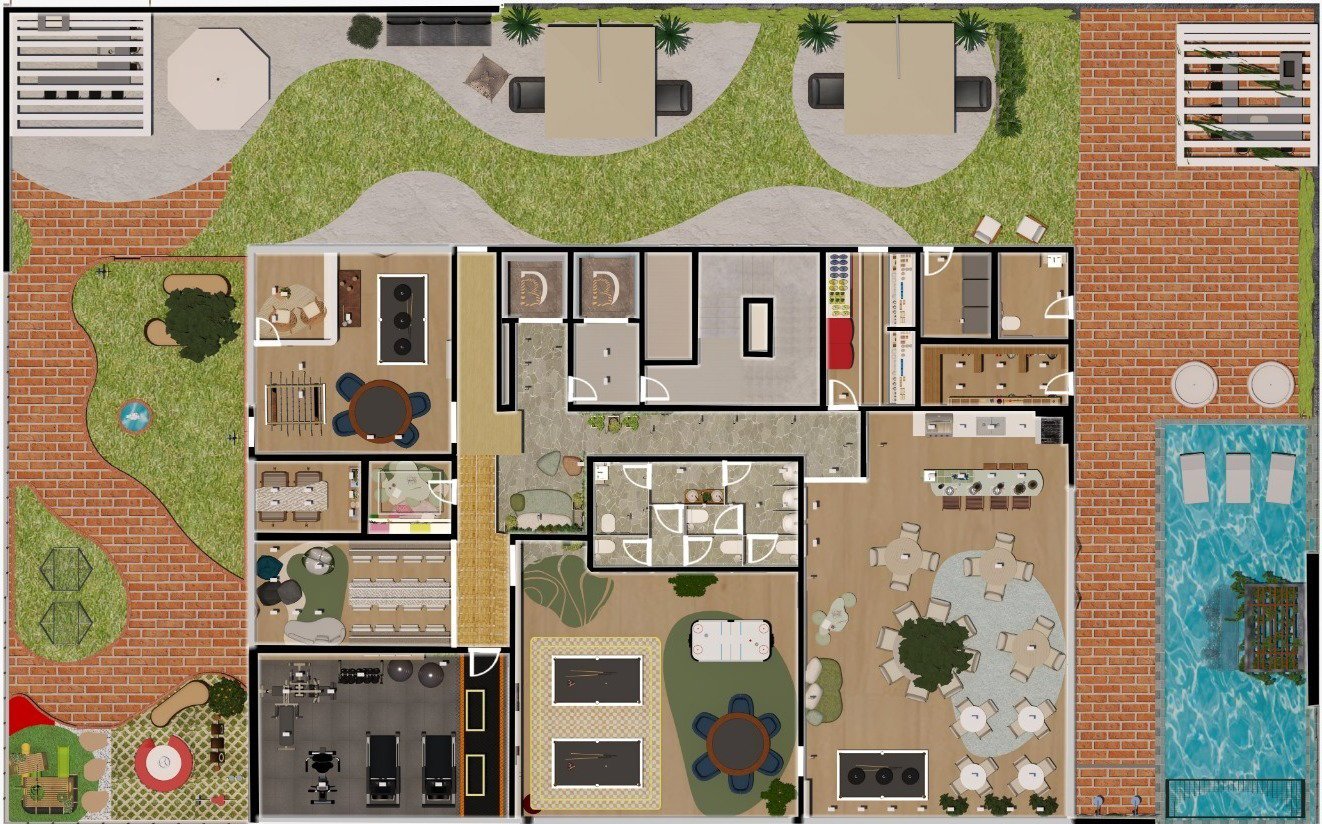 Villa Copenhagen — fachada e renders 6, Dubran Empreendimentos, Balneário Perequê, Porto Belo SC Villa Copenhagen — fachada e renders 6, Dubran Empreendimentos, Balneário Perequê, Porto Belo SC
