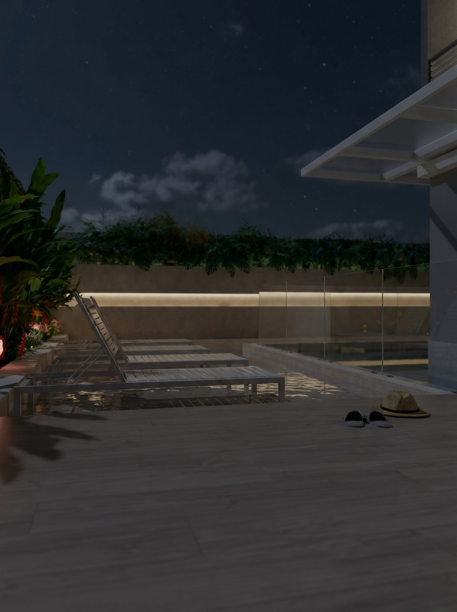 Villa Helena Residence — Piscina noturna, Staff, Balneário Perequê, Porto Belo SC
