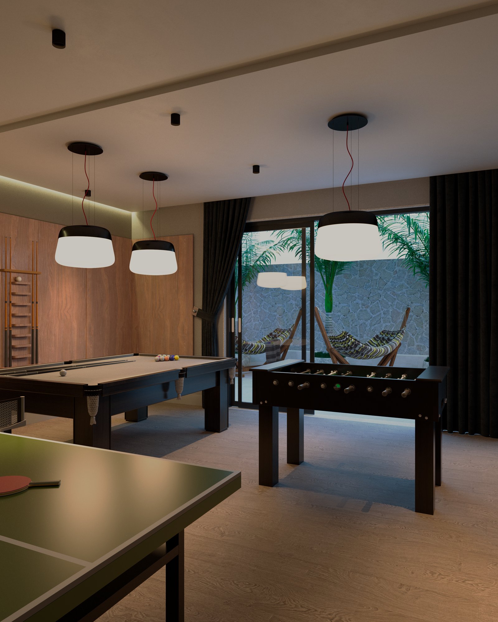Villa Helena Residence — Sala de jogos, Staff, Balneário Perequê, Porto Belo SC