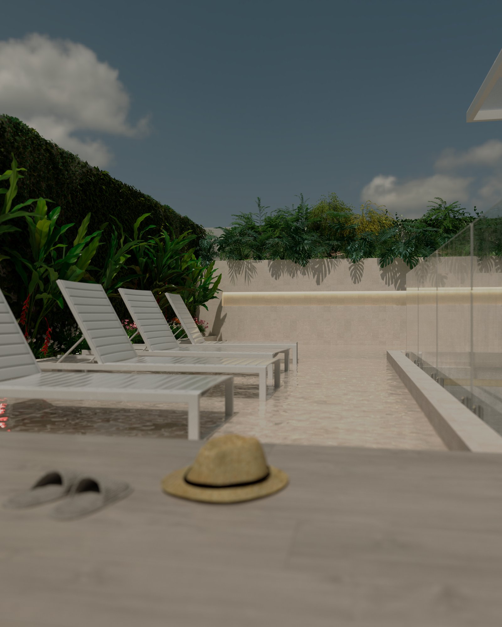 Villa Helena Residence — Solarium piscina, Staff, Balneário Perequê, Porto Belo SC