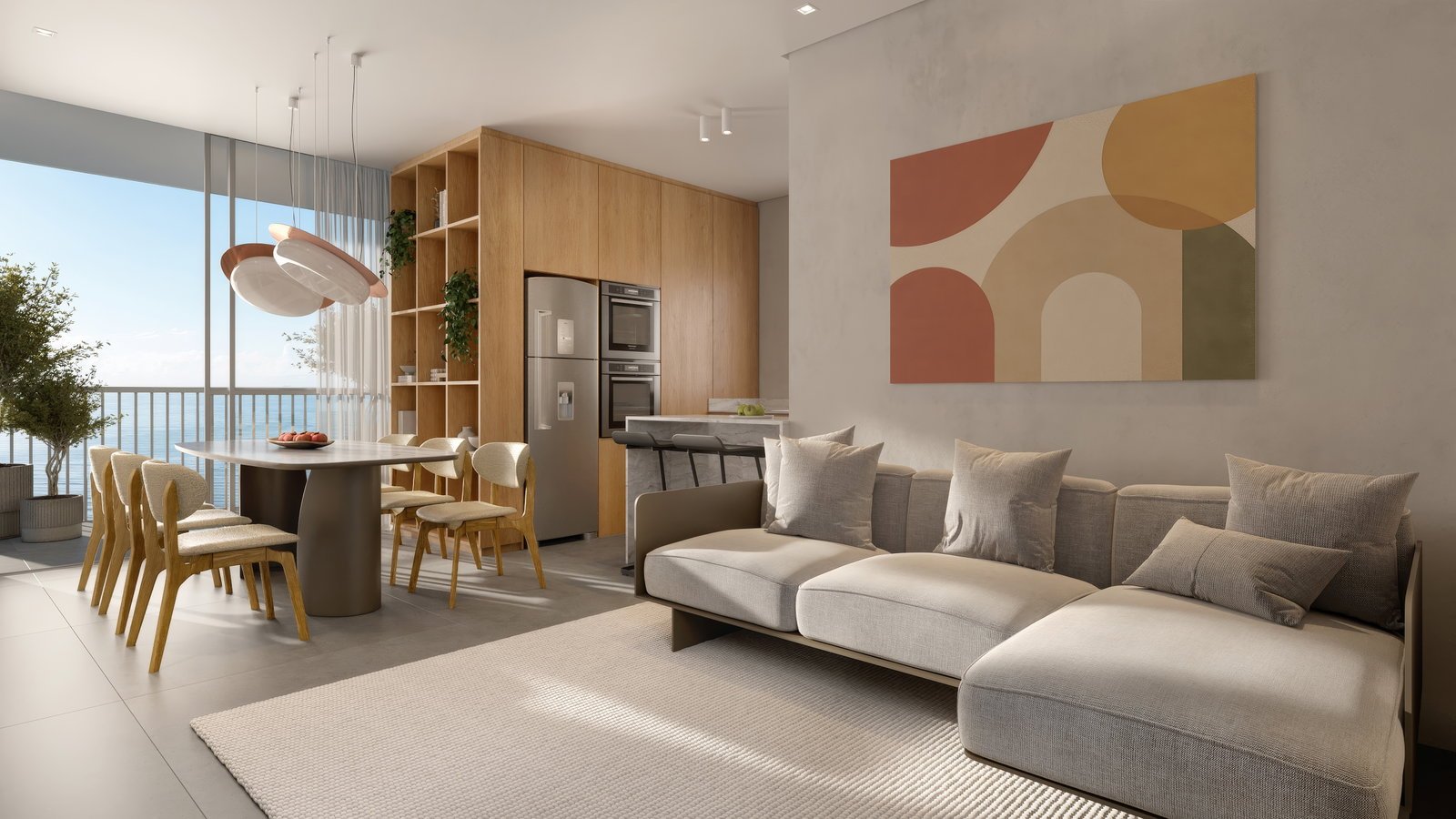 Villa Lobos Residencial — ap tipo living integrado 4, Brasin Empreendimentos, Balneário Perequê, Porto Belo SC
