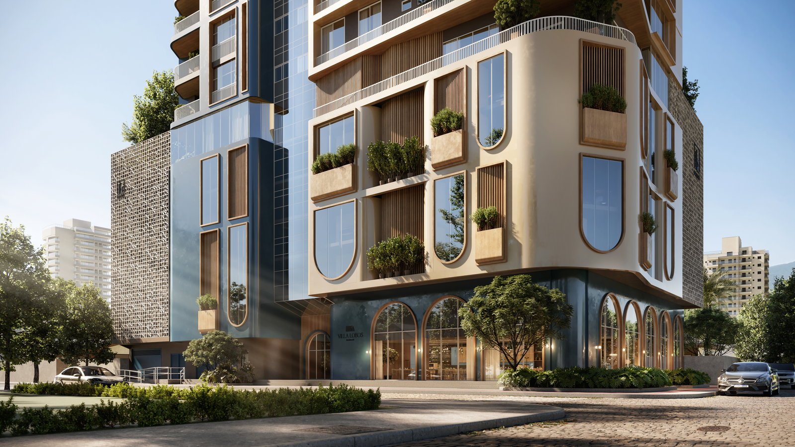 Villa Lobos Residencial — embasamento, Brasin Empreendimentos, Balneário Perequê, Porto Belo SC