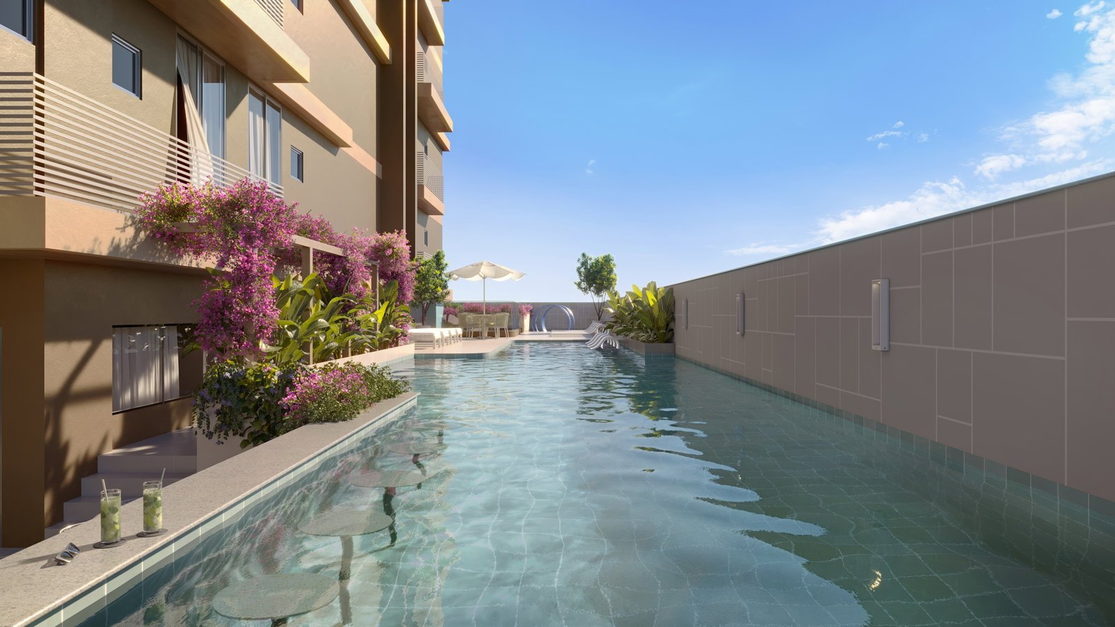 Villa Lobos Residencial — piscina, Brasin Empreendimentos, Balneário Perequê, Porto Belo SC