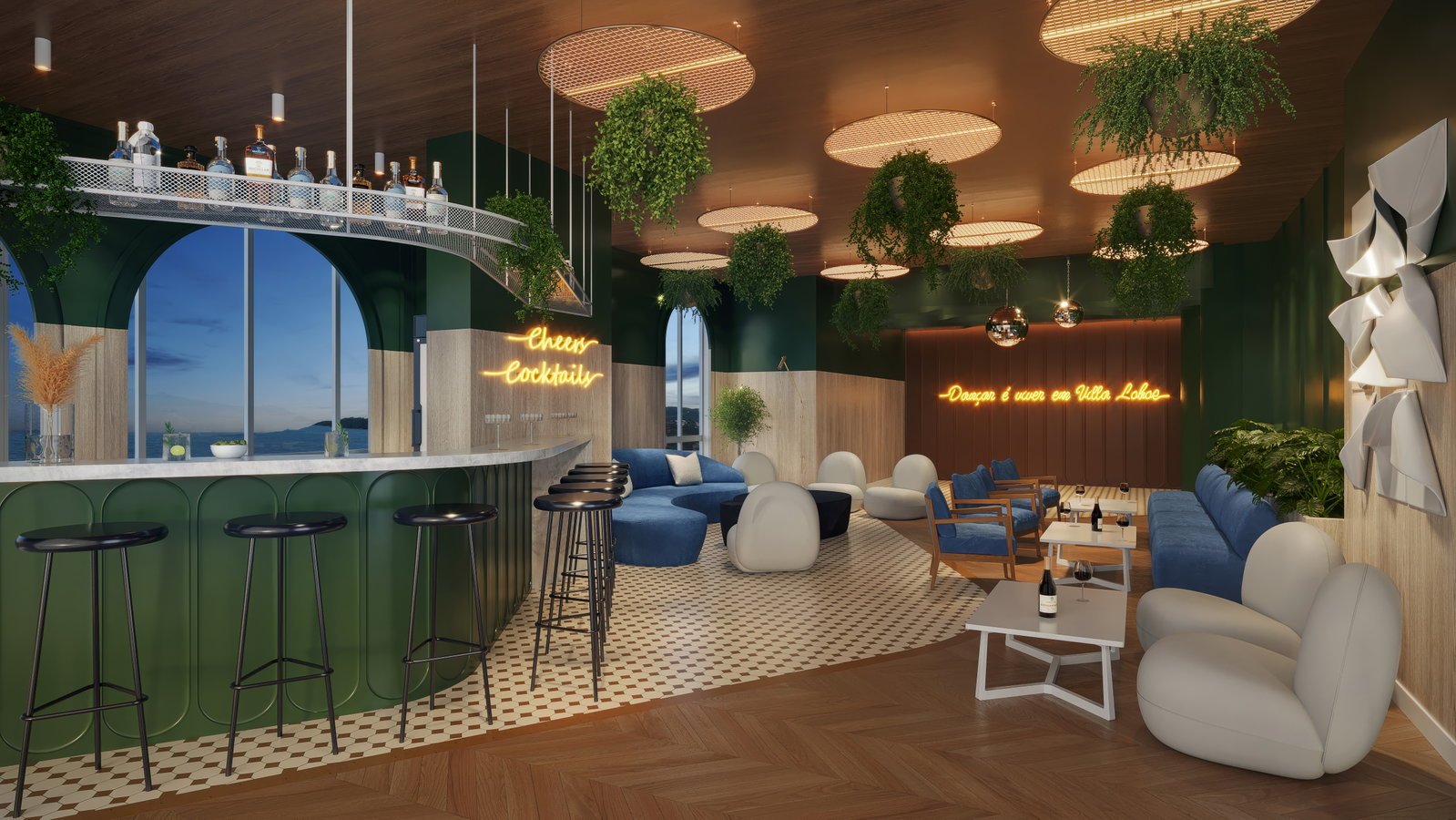 Villa Lobos Residencial — pub e clube privativo, Brasin Empreendimentos, Balneário Perequê, Porto Belo SC