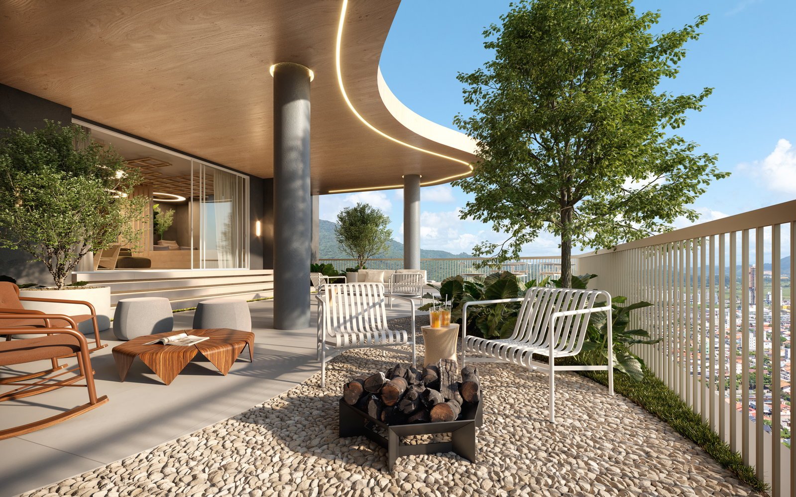 Villa Lobos Residencial — rooftop terraco, Brasin Empreendimentos, Balneário Perequê, Porto Belo SC