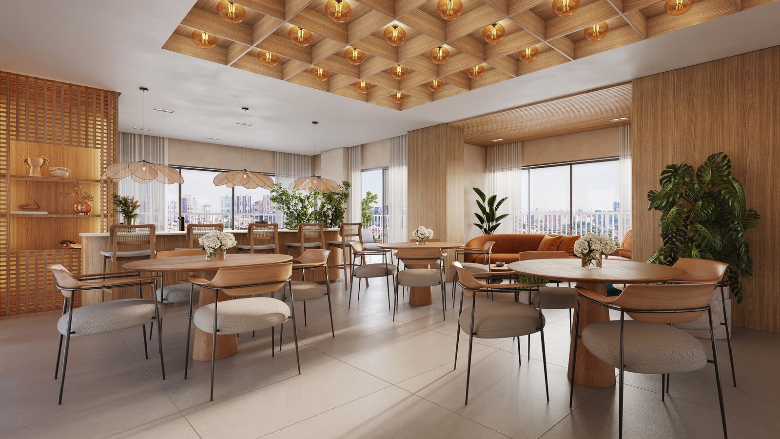 Villa Lobos Residencial — salao de festas, Brasin Empreendimentos, Balneário Perequê, Porto Belo SC