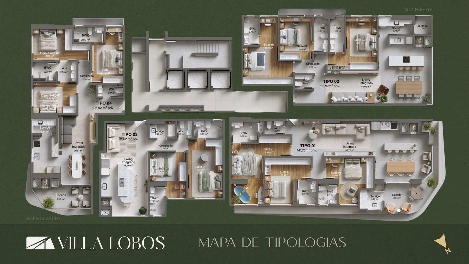 Villa Lobos Residencial — tipologia4 3, Brasin Empreendimentos, Balneário Perequê, Porto Belo SC