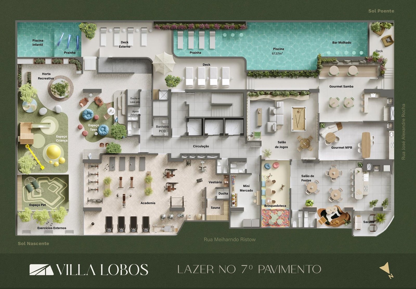 Villa Lobos Residencial — tipologia4, Brasin Empreendimentos, Balneário Perequê, Porto Belo SC