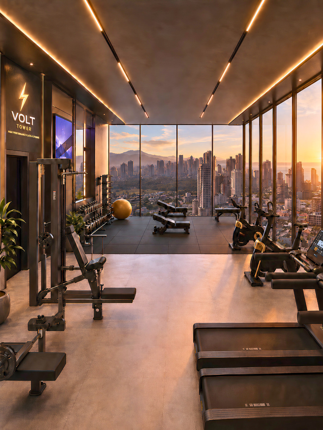 Volt Tower — academia, Mauser Construtora, Balneário Perequê, Porto Belo SC