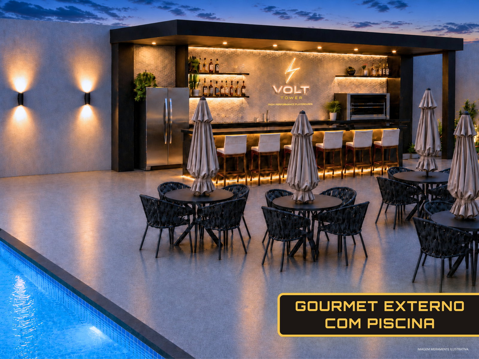 Volt Tower — tower espaco gourmet em Porto Belo SC