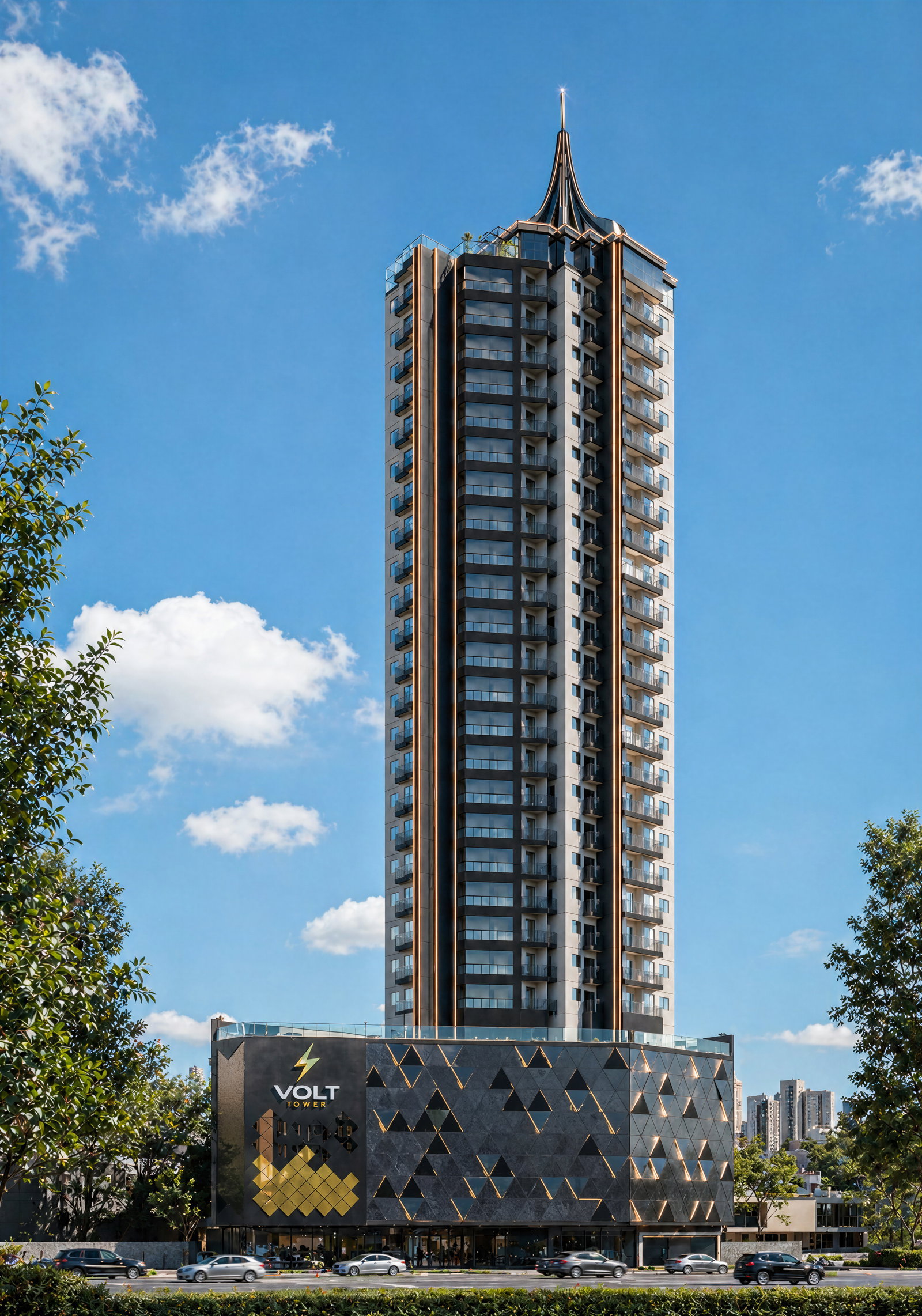 Volt Tower — volt tower fachada em Porto Belo SC