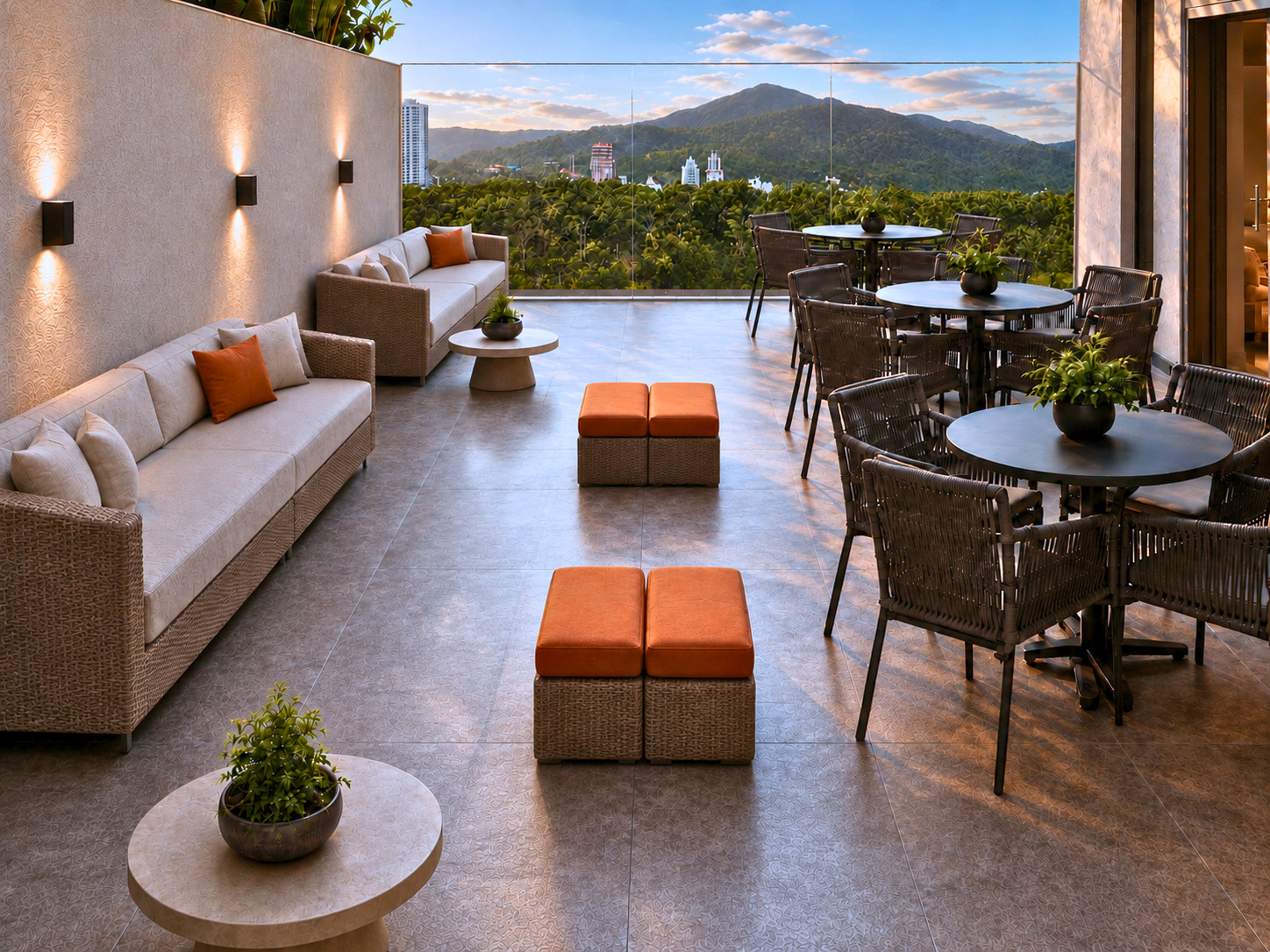 Volt Tower — lounge externo, Mauser Construtora, Balneário Perequê, Porto Belo SC