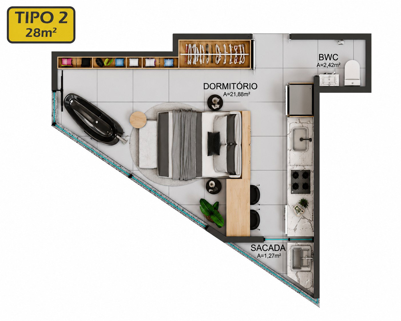Volt Tower — planta 3