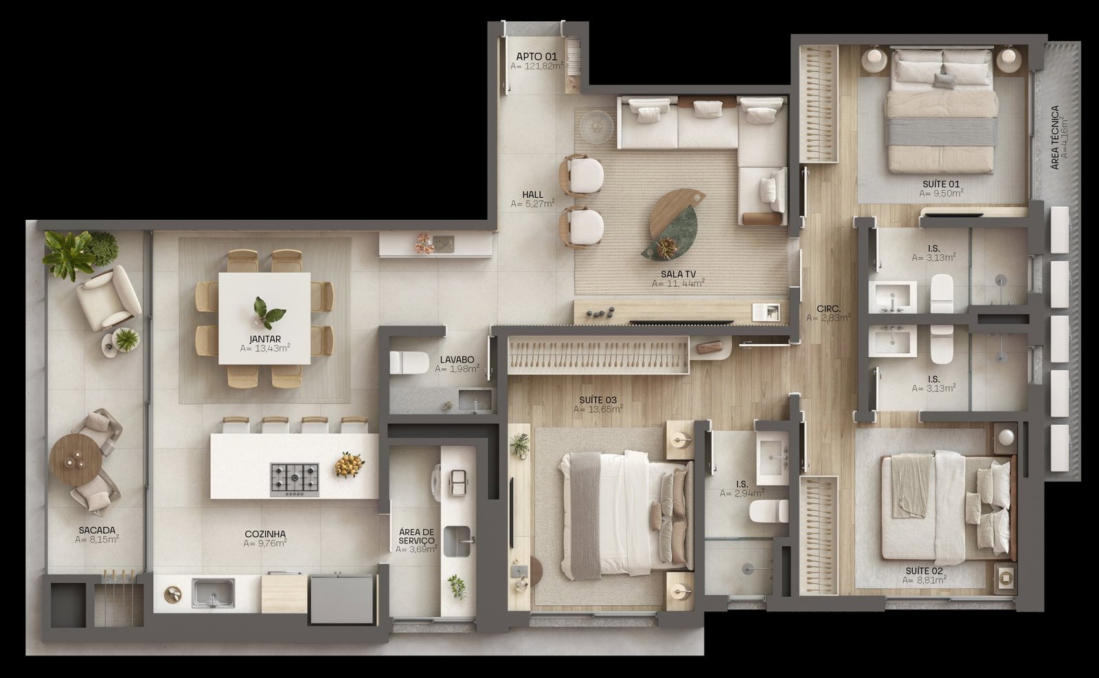 Voss Residence — apartamento tipo, Grupo Lumis, Balneário Perequê, Porto Belo SC Voss Residence — apartamento tipo, Grupo Lumis, Balneário Perequê, Porto Belo SC
