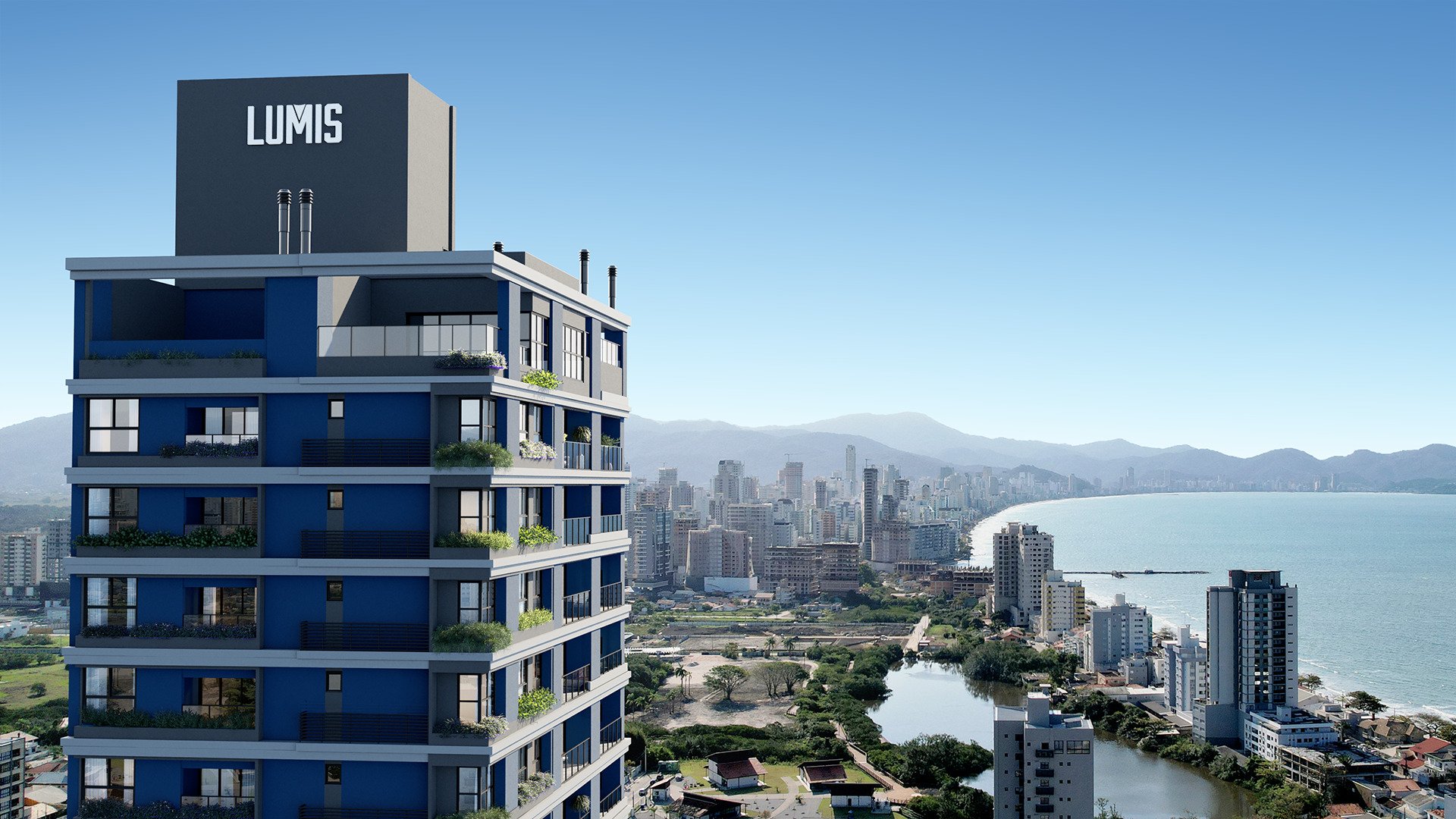 Voss Residence — fachada aerea full hd, Grupo Lumis, Balneário Perequê, Porto Belo SC Voss Residence — fachada aerea full hd, Grupo Lumis, Balneário Perequê, Porto Belo SC