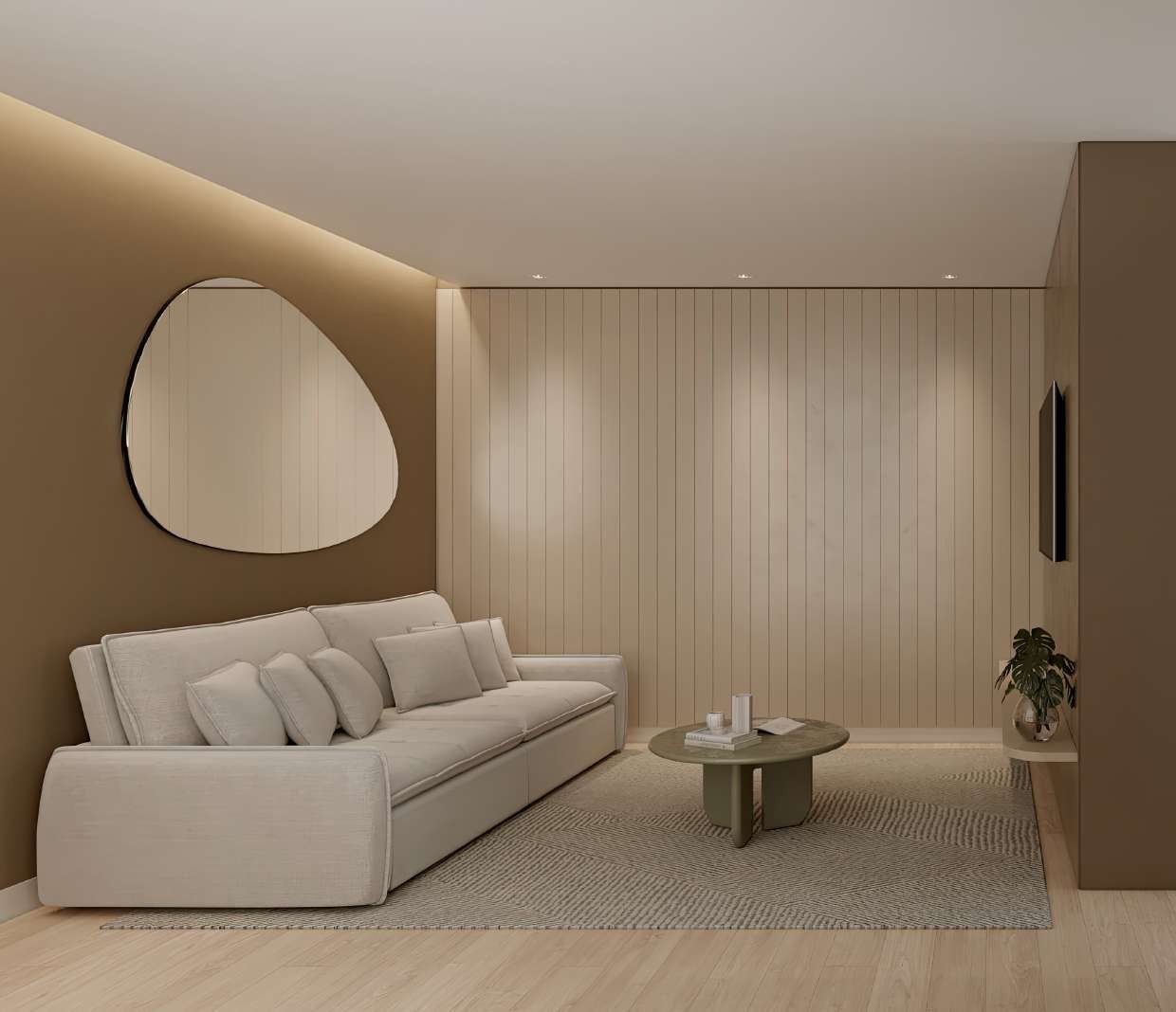 Zenith Tower — estar do apartamento