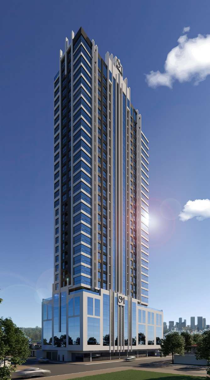 Zenith Tower — torre vista de baixo