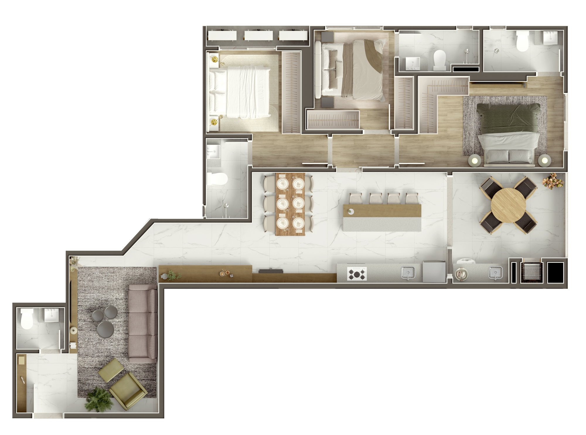 Alameda Perequê — planta e tipologias 4, Odeza Empreendimentos, Balneário Perequê, Porto Belo SC Alameda Perequê — planta e tipologias 4, Odeza Empreendimentos, Balneário Perequê, Porto Belo SC