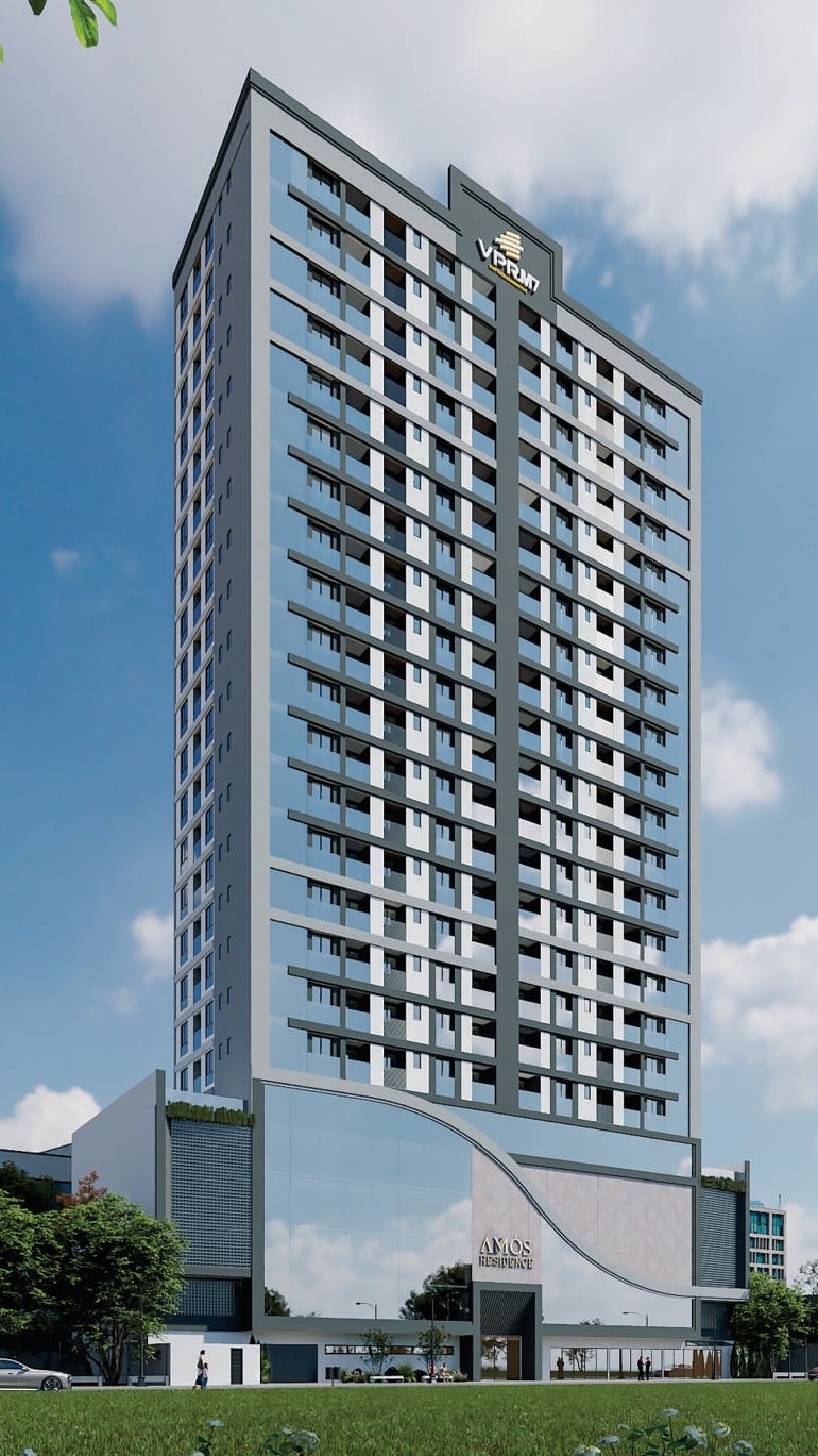 Amós Residence — torre, VPR.M7 Empreendimentos, Jardim Dourado, Porto Belo SC