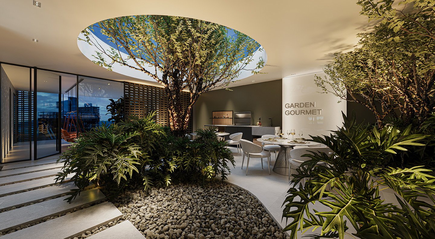 Arbor — fachada e renders 20, Cadore Incorporadora, Balneário Perequê, Porto Belo SC Arbor — fachada e renders 20, Cadore Incorporadora, Balneário Perequê, Porto Belo SC