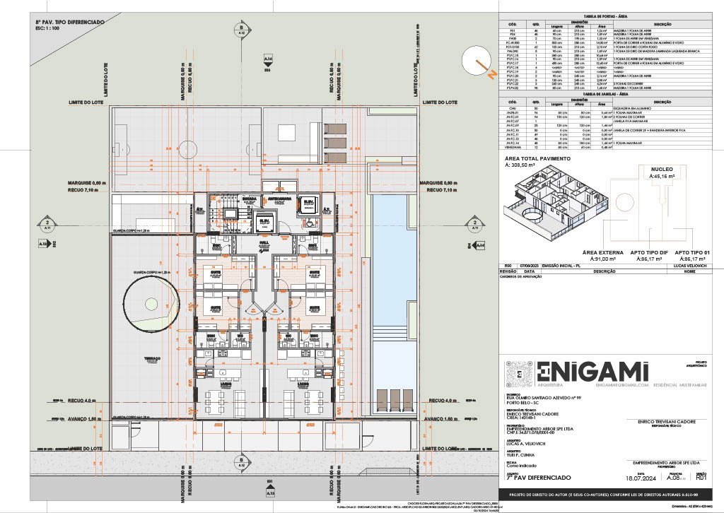 Arbor — planta e tipologias 3, Cadore Incorporadora, Balneário Perequê, Porto Belo SC Arbor — planta e tipologias 3, Cadore Incorporadora, Balneário Perequê, Porto Belo SC