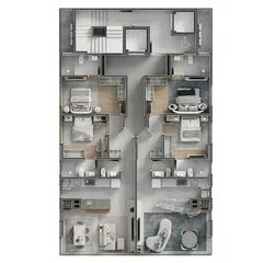 Arbor — planta e tipologias 5, Cadore Incorporadora, Balneário Perequê, Porto Belo SC Arbor — planta e tipologias 5, Cadore Incorporadora, Balneário Perequê, Porto Belo SC
