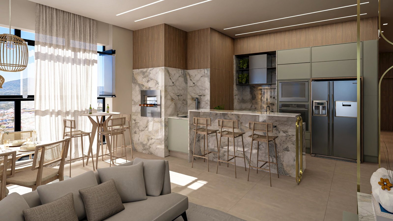 Bless Tower Residence — fachada e renders 14, A+ Empreendimentos, Balneário Perequê, Porto Belo SC Bless Tower Residence — fachada e renders 14, A+ Empreendimentos, Balneário Perequê, Porto Belo SC